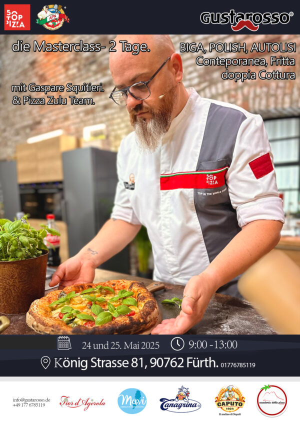 "die Masterclass" (24 und 25.05.2025) Pizzakurs. Hotel Übernachtung Inklusive.!
