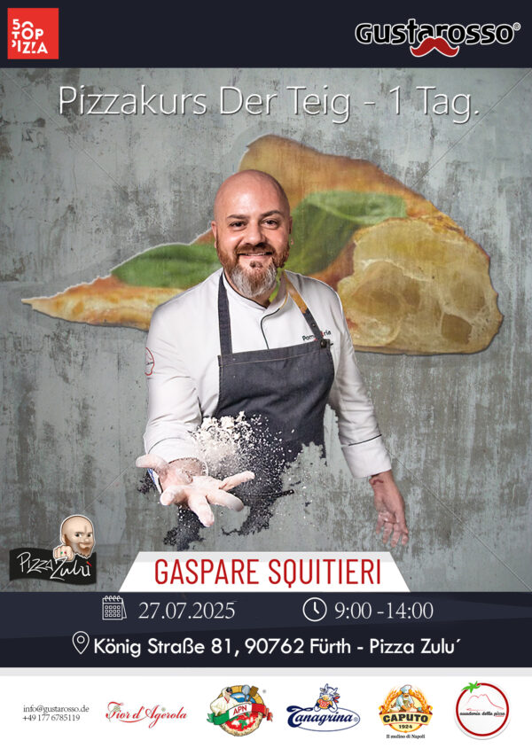 "der Teig" (27.07.2025) Professionelle Pizzakurs.